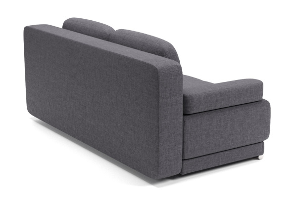 Диван прямой Мартин рогожка серый
