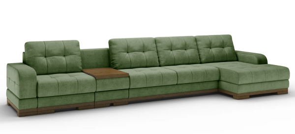 Диван модульный Марчелло шенилл зеленый