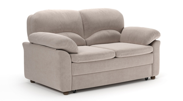 Диван прямой Моника Люкс велюр бежевый